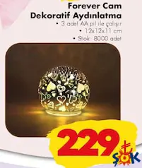 FOREVER CAM DEKORATİF AYDINLATMA